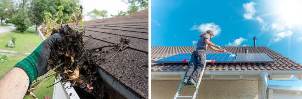 gutter and solar panel cleaning Yarra Valley and Dandenong Ranges